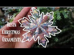 Simple and STUNNING Resin Christmas Ornaments! Must Try!