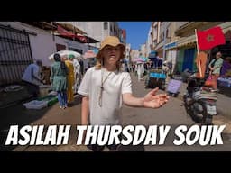 ASSILAH THURSDAY SOUK: We love this town in Morocco! 🇲🇦