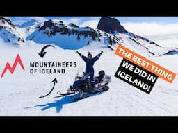 Snowmobiling In Iceland - With Mountaineers Of Iceland! - Langjökull Glacier!