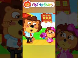 Lion Shorts - Rich Unpopular Student vs Poor Popular Student - Cartoon for Kids