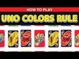 How to Play UNO Colors Rule?