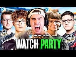 🔴 LIVE -🚨OFFICIAL RLCS EU WATCH PARTY🚨Day 3/3 ✅DROPS ON T W I T C H✅