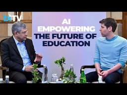 Altman: AI Models 'On The Threshold' Of Solving Healthcare, Education Challenges