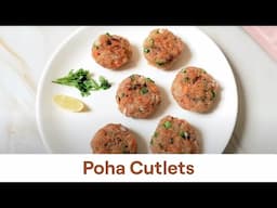 Red Rice Poha Cutlets: Healthy Snack Recipe| Possible