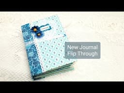 Flip Through Of New Light Blue 1970's Reader's Digest Junk Journal - Stuffed Full