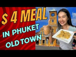 Trying cheap eats in Phuket Old Town all under $5