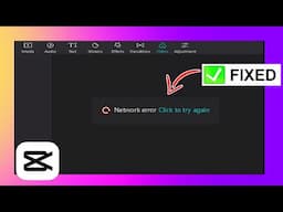 How To Fix CapCut Network Error on PC 2024...Solved CapCut Network Error Problem ...