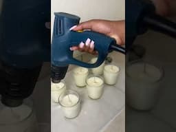 Make soy wax candles with me 🕯️✨#semxtjc #candlemaking #smallbusiness #scentbucket