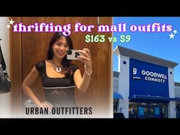 THRIFT WITH ME to recreate mall outfits! budget-friendly shopping