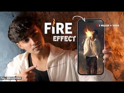 How I Create Fire Effect 🔥 | Full Edit Breakdown #firevfx #videoeditingtutorial