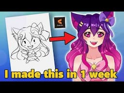 Make an EASY Live2D VTuber Model in 1 Week (Part 1/4 - Drawing and Preparing Your Model)