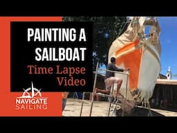 TIME LAPSE - How to Paint a Boat // Seefalke is ORANGE again