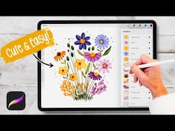 Wildflower Meadow Procreate Tutorial