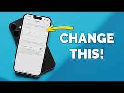 36 iPhone Settings you NEED to change!