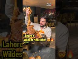 Lahore’s Craziest Meat Feast! 🤯🔥 | Full Mutton Leg Piece (Must-Try) Adaab Lahore #foodshorts