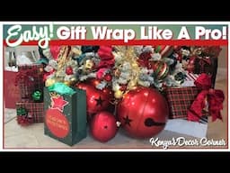 EASY! How To Gift Wrap Like A Pro | Presentation is Everything | #giftwrappingtutorial