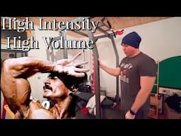 High intensity / High Volume Workout (Workout A) #bodytransformation #fitness #homegym