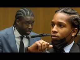 A$AP Rocky Yells Out Like a Maniac During Trial!!!