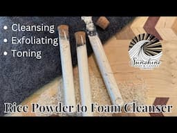 How To Make Rice Powder To Foam Facial Cleanser For A Beautiful Complexion