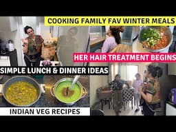 Her Treatment starts | Cooking Winter Special Lunch Thali | Family Loved Indian Veg Recipes