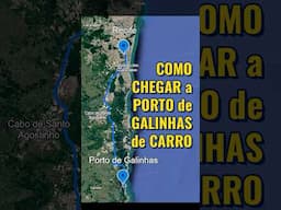 Como chegar em Porto de Galinhas de carro saindo de Recife #portodegalinhas #viagem #pernambuco