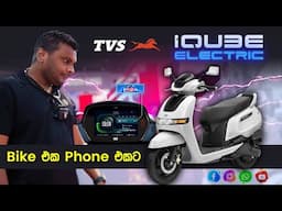 TVS iQube Electric Scooter in Sri Lanka at Colombo motor show