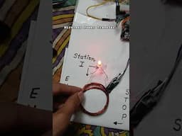 Wireless Power Transfer🫡 #arduinoproject #shorts #viral #youtubeshorts