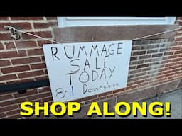 CHURCH RUMMAGE SALE!  Shop Along 'Found Footage'