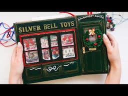 ✿ toy shop journal ✿ Christmas gatefold junk journal