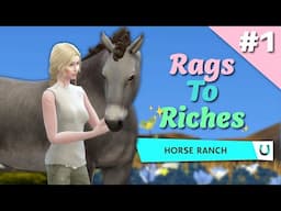 LET'S PLAY SIMS 4 RAGS TO RICHES - Horse Edition Episode #1 | Pinehaven