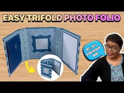 A TRUE KEEPSAKE!  REMEMBER REAL PHOTOS? Give The Gift Of A Memory! TRIFOLD PHOTO FOLIO!