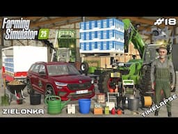 TRANSPORTING POTATOES TO POTATO CHIPS FACTORY - 🥔🚜🚨 | ZIELONKA | Farming Simulator 25 | Episode 18