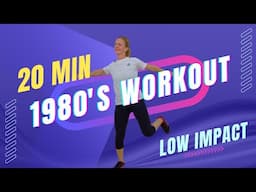 The 80's DANCE PARTY WORKOUT | 20 Minute LOW IMPACT WALKING WORKOUT