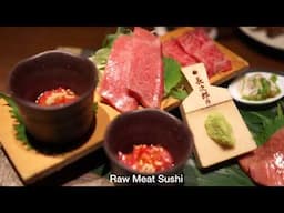 Eating RAW MEAT in Japan! DISCLAIMER!!!!