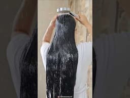 How I wash My Long Hair 😀 #short #ytshorts #youtubeshorts #haircare