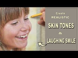 How to draw SKIN TONES & LAUGHING SMILE | Portrait Study... Narrated Tutorial.