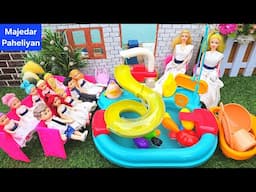 Barbie Doll All Day Routine In Indian Village/Sita Ki Kahani Part-318/Barbie Doll Bedtime Story||