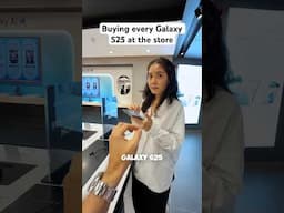 Getting every S25 at the store - Galaxy S25 Unboxing