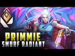 PRIMMIE - SMURF IN RADIANT | VALORANT MONTAGE #HIGHLIGHTS