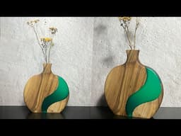 Epoxy resin Vase - Resin Art