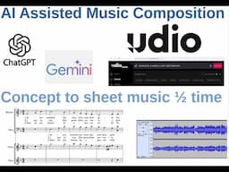 AI Sheet Music Composition | AI workflow to halve time from concept to sheet music