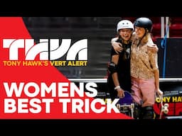 Tony Hawk's Vert Alert 2024 Women's Best Trick Contest and Awards