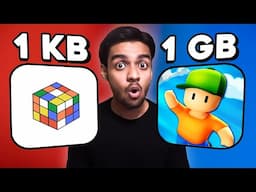 1 KB vs 1 GB Playstore Game Challenge!