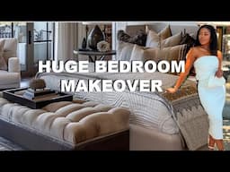 SMALL LUXURY  BEDROOM DECORATING IDEA | DECORATE THIS DREAMY BEDROOM WITH ME START TILL FINISH.