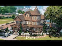 Midtown Meadows Estate | The Sims 4 Speed Build