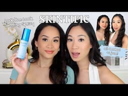 NEW SKINTIFIC Lock the Look Setting Spray Review + Wear Test | Solusi OILY SKIN Banget!