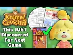 This Was JUST Discovered For A New Animal Crossing Game...