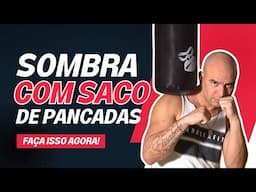 Cansado daquele treino sem graça? Treino de sombra de Boxe com saco de pancadas!