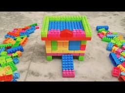 Satisfying DIY House/ASMR Building Blocks/block game Lego block#lego #asmr#asmrsounds#buildingblocks