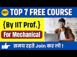 Boost your Mechanical Engineering Career by these Free courses : Quick job + High Salary 2025